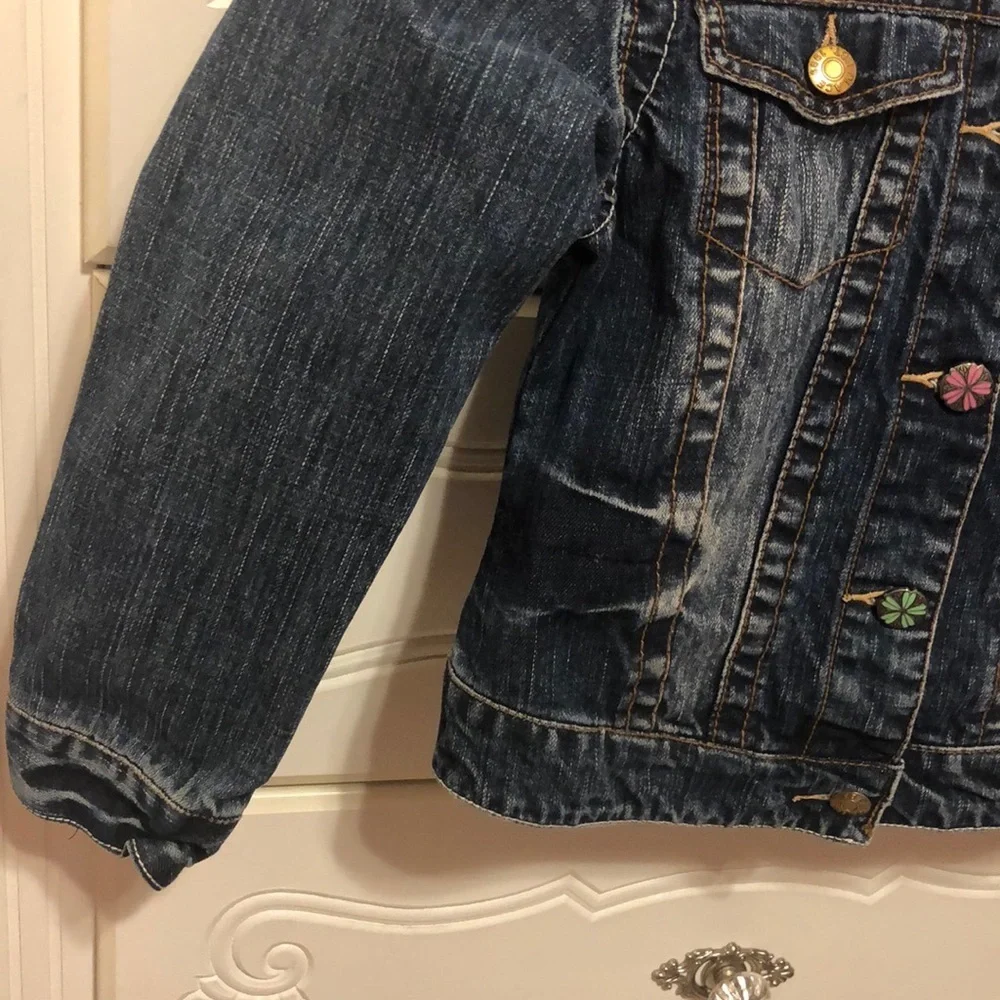 The children’s place Jean jacket size M7/8 GUC🌺